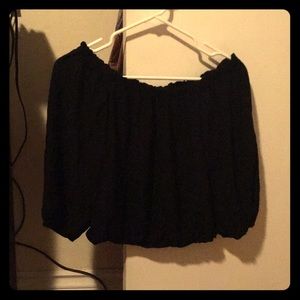 Off the shoulder shirt